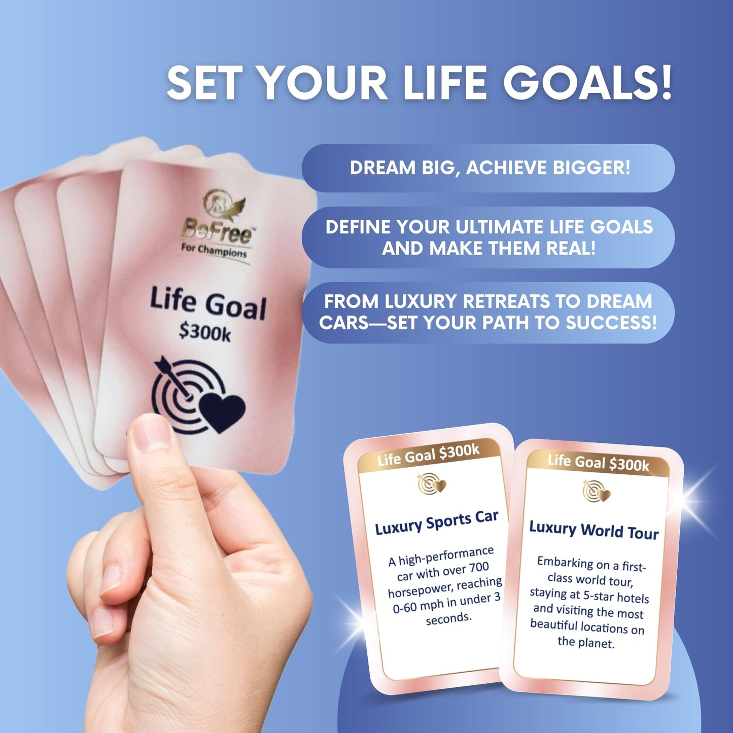 BeFree for Champions - Financial Literacy Board Game for Adults & Teens (14+), Money & Risk Management, Investing & Cash Flow, Achieve Life Goals |