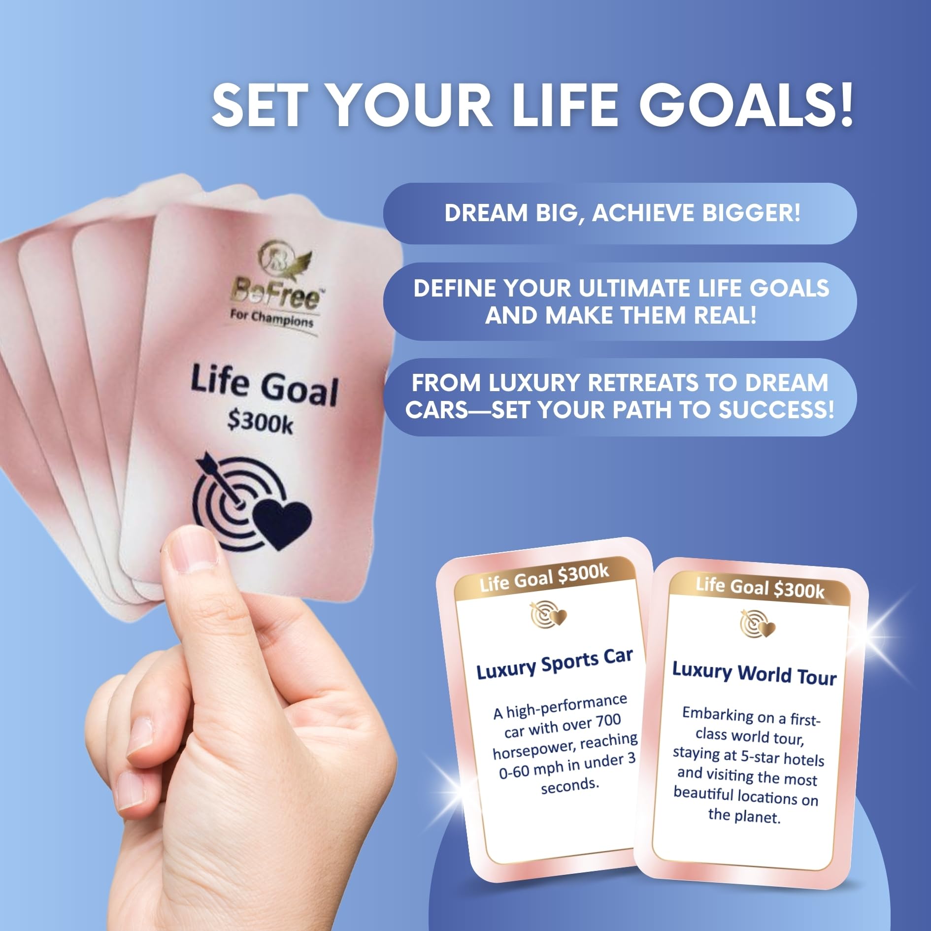 BeFree for Champions - Financial Literacy Board Game for Adults & Teens (14+), Money & Risk Management, Investing & Cash Flow, Achieve Life Goals |