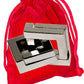 VERSAINSECT a Cast Metal Brain Teaser Puzzle Level 6 Difficulty Rating Bonus Red Velveteen Drawstring Pouch Bundled Items