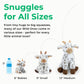 The Petting Zoo Polar Bear Stuffed Animal, Gifts for Kids, Wild Onez Zoo Animals, Polar Bear Plush Toy 12 inches