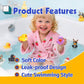 Liliiflora 30 Pack Rubber Ducks in Bulk, Random Assortment Mini Rubber Duckies, Bulk Party Favors for Kids, Bath Toys for Toddler, Suitable for Cruise