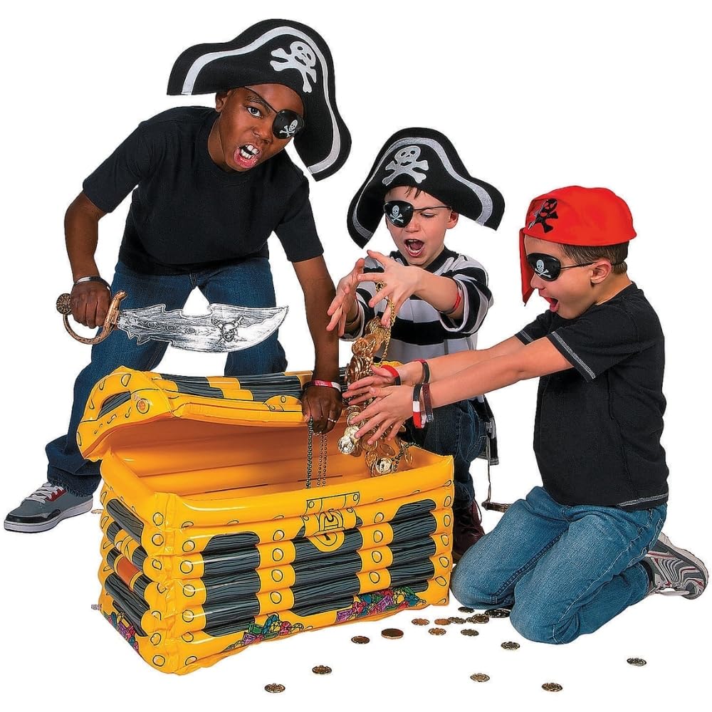 Fun Express Felt Kiddie Pirate Hat (1 dz) for Halloween - Apparel Accessories - Hats - Novelty Bulk Hats - Halloween - 12 Pieces