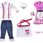 Barbie I Can Be Restaurant Fashion Pack: Chef & Waitress Doll Outfits, Clothes & Accessories