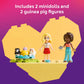 LEGO Friends Guinea Pig Playground - Building Toy Pretend Play Set for Kids, Girls and Boys, Ages 5+ - with 2 Minidolls and 2 Animal Toys - Gift Idea