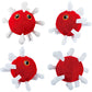 TradeInc Enterprises Covee Get Well Soon Virus Toy Cute Squishy Plushie Stuffed Sensory Plush Fuzzy Toys
