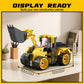 Mould King City Technik Wheel Loader Builidng Sets, MOC Construction Toy for boy Age 8-12, Engineering Farm Vehicle Model Kits with Articulated