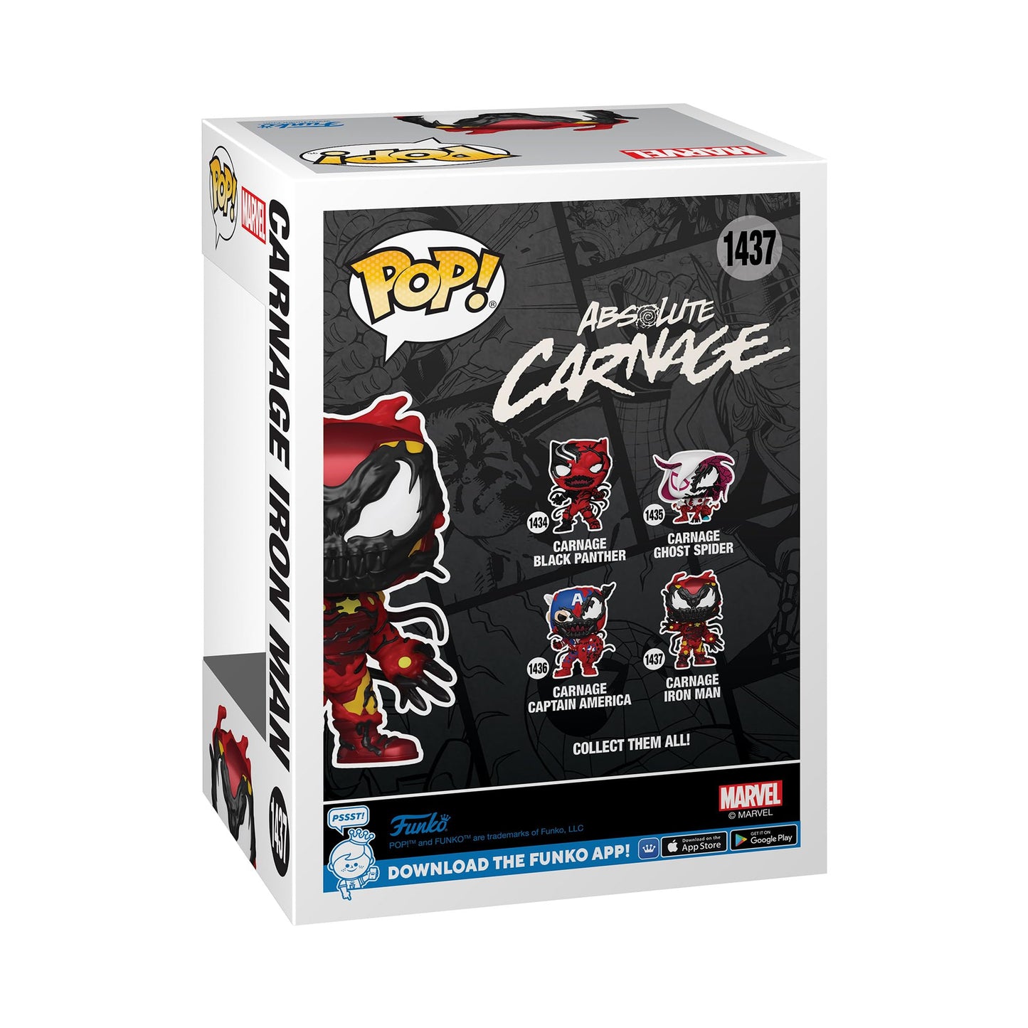 Funko POP Marvel: Carnageized - Iron Man - Marvel Comics - Collectable Vinyl Figure - Gift Idea - Official Merchandise - for Kids & Adults - Comic