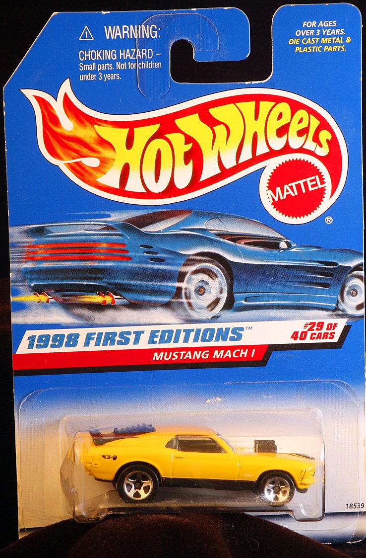 Hot Wheels 1998 First Editions #29 Mustang Mach 1 1:64 Scale Collectible Die Cast Car
