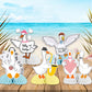 9 Pcs Silly Goose Honeycomb Centerpieces, Silly Goose Party Favors Birthday Party Decorations Silly Goose Centerpieces Decorations Supplies