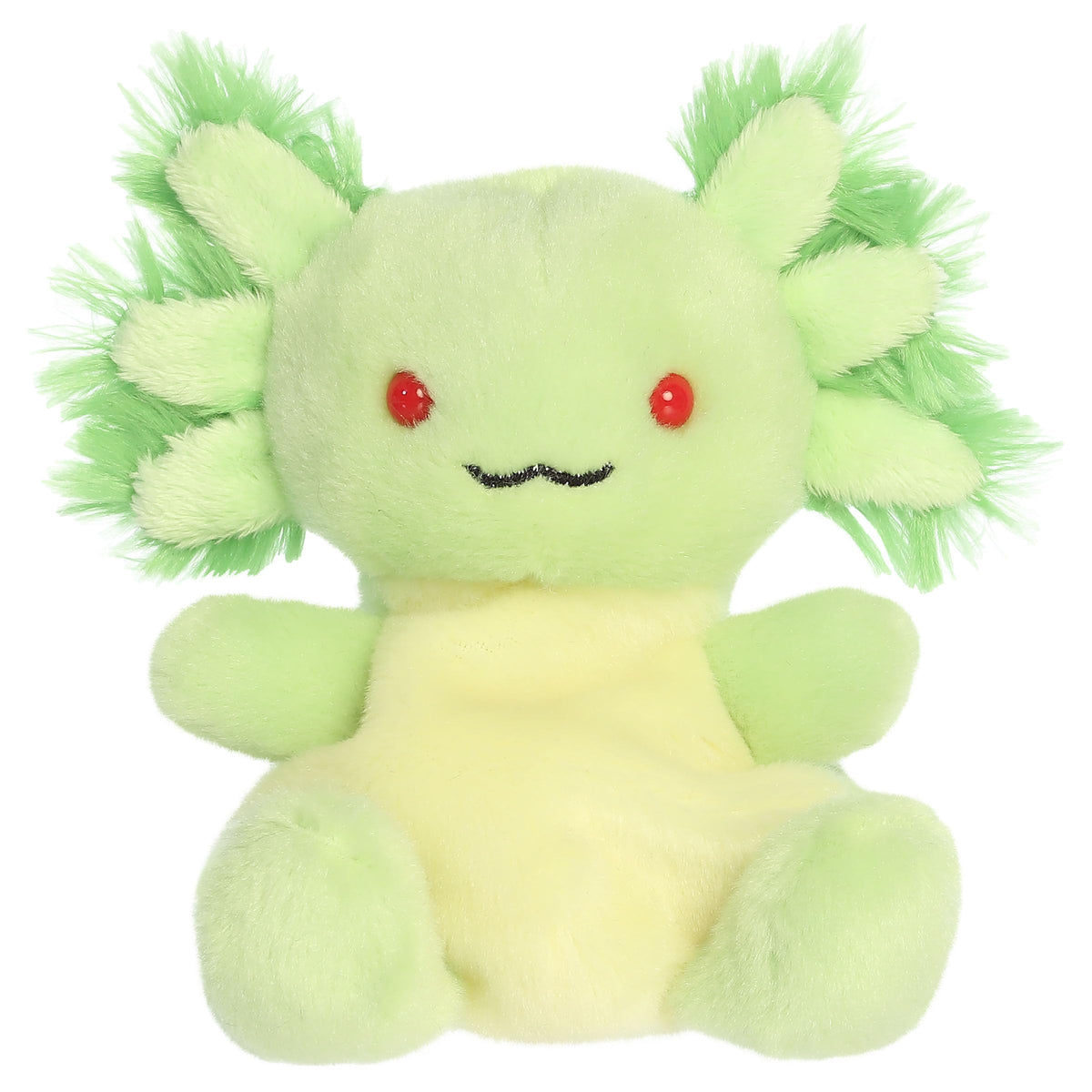 Aurora Palm Pals 5" Ecto Radioactive Axolotl Adorable Plush