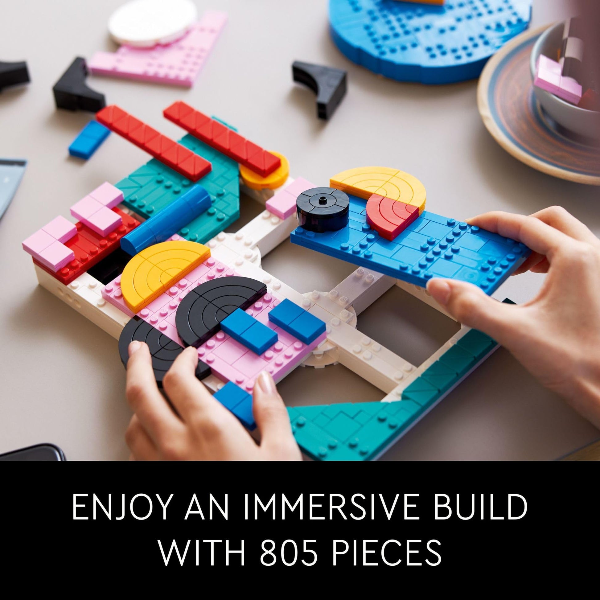 LEGO Art Modern Art 31210 Build & Display Home Décor Abstract Wall Art Kit, Birthday Gift Idea for Artistic People, Set for Teens or Adults Who Enjoy