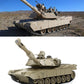 BEAURE Rc Tanks,1:28 WW2 M1A2 America Army Tank Toys for Boys,9 Channels Remote Control Cars with Sound and Light, RC Military Truck Vehicle for Kids