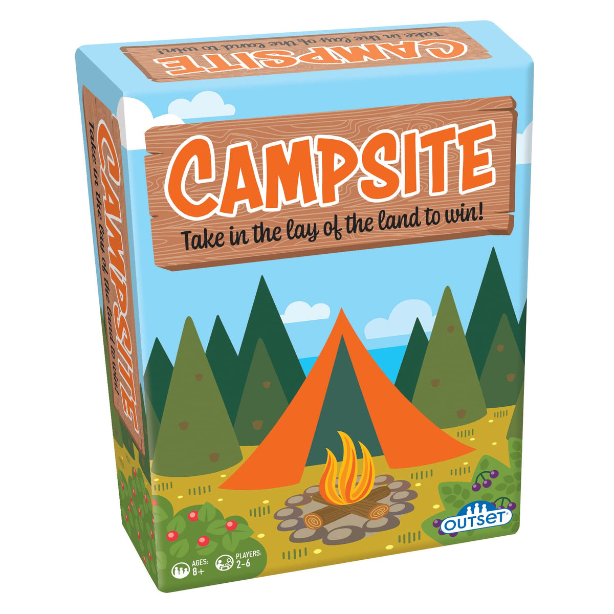 Campsite - Camping Strategy Game by Outset - for Ages 8+