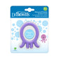 Dr. Brown's Flexees Friends Purple Octopus, Soft 100% Silicone Baby Teether, BPA Free, 3m+