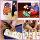 KIHACO Hammering and Pounding Toys for Kids Include 1 Wood Hammer and 30 Bamboo Nails Improve Fine Motor Skills Friendly Natural Wooden Educational