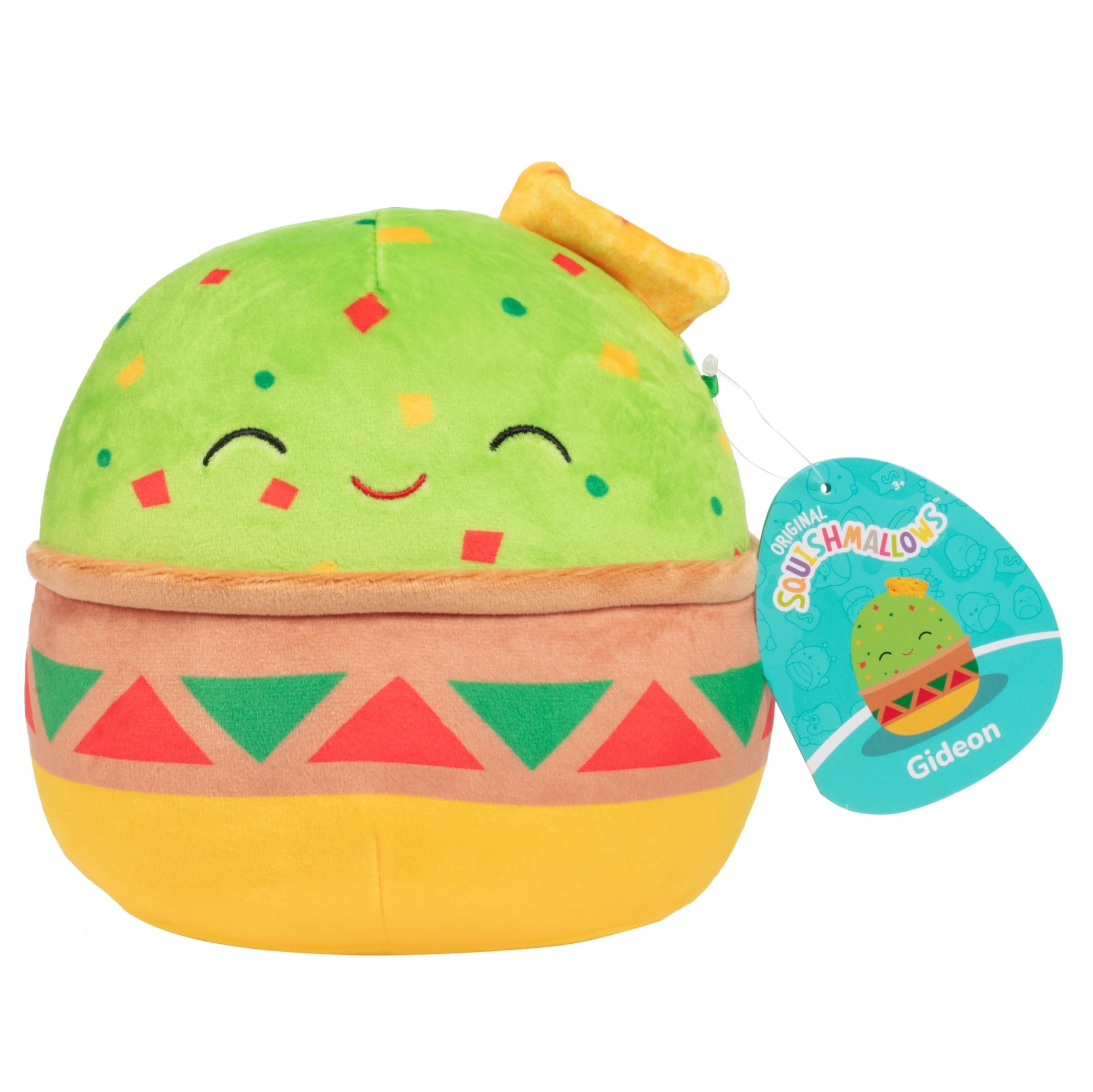 Squishmallows Original 8 Inch Gideon The Fiesta Guacamole Avocado Plush - Official Jazwares Food Squad Stuffed Animal - Soft Squishy Collectible Cute