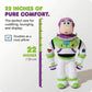 Jay Franco Kids Toy Story Plush Pillow Buddy - Large Ultra-Soft Stuffed Plushie & Cozy Pillow, Official Licensed Product, 22 Inches, Multi - Toy Story
