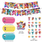 Super Cats Birthday Decorations, Super Cats Party Supplies Include Happy Birthday Banner, Cake Topper and Cupcake Toppers, Balloons for Kids Party