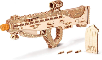 Wood Trick Assault Gun 3D Wooden Puzzles for Adults to Build