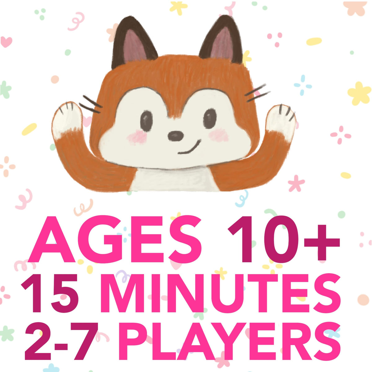 Pet Names: A Game of Endearments, Cute Nickname Game with Plush Fox Bag