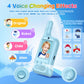 Video Walkie Talkies for Kids - Rechargeable Kids Walkie Talkies 2 Pack with Voice Changer & Cartoon Avatar, 1000 ft Range, Fun Toys for Outdoor