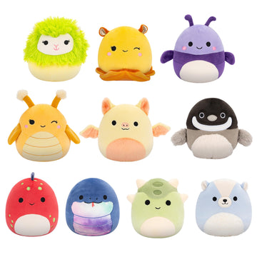 Squishmallows Original 5-Inch 10-Pack - Axel, Bijan, Cavaleri, Dolan, Gertrude, Greer, Herman, Meghan, Nolan, Sol - Official Jazwares Plush (Little)