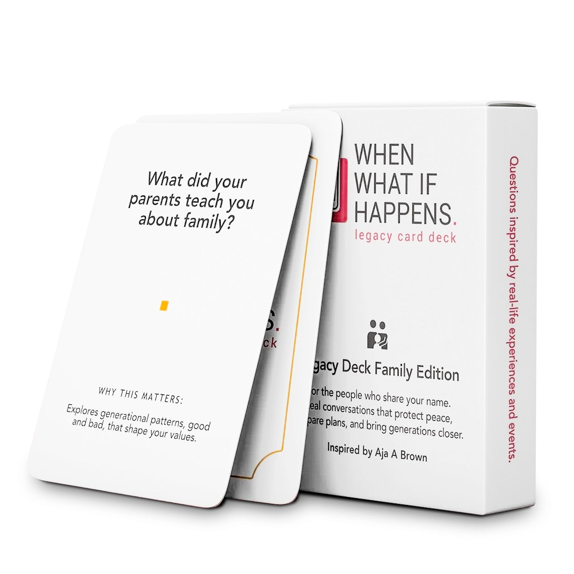 Family Conversation Cards - 52 Guided Prompts & Question Cards for Families - Spark Meaningful Talks, Clarify Wishes & Build Legacy - Conversation