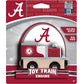 MasterPieces NCAA Alabama Crimson Tide, Real Wood Toy Train Engine, For Ages 3+
