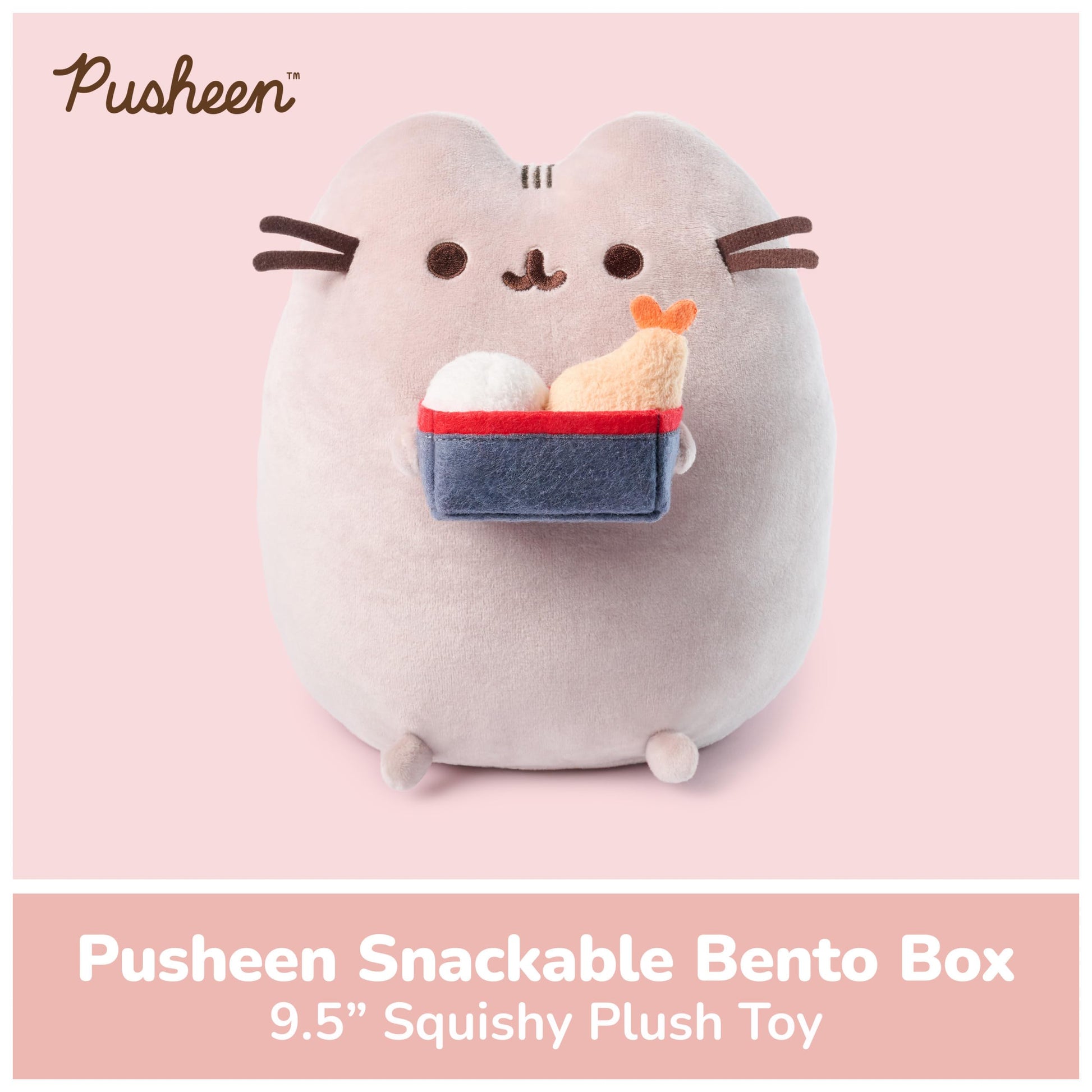 GUND Pusheen Bento Box Snackable 9.5-Inch Plush Toy for Ages 8+