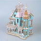 3D Puzzle Dollhouse for Kids, 3D Jigsaw Dollhouse Puzzle for Girls - Educational Paper Craft Toys for Game Xmas Birthday Easter Gifts, Easy