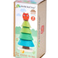 Tender Leaf Toys - Stacking Fir Tree - Wooden Tree Top Sorter and Stacker - Educational Toy for 18m+