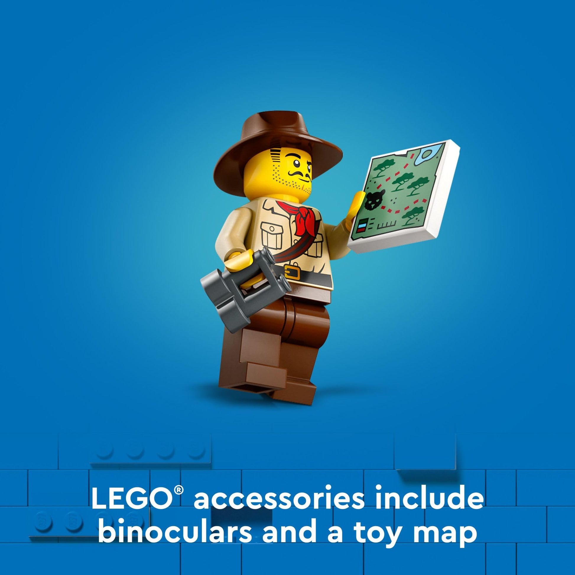 LEGO City Jungle Explorer Off-Road Truck, Jungle Toy Building Set for Kids Aged 6 and Up, Fun Birthday Gift Idea, Off-Road Truck Vehicle, 3 Adventurer