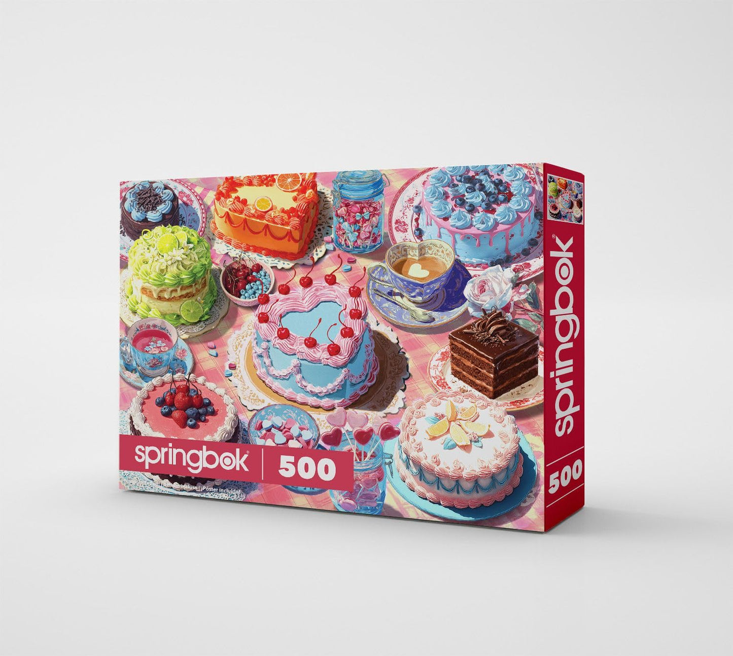 Springbok Vintage Cakes 500 Piece Jigsaw Puzzle for Adults