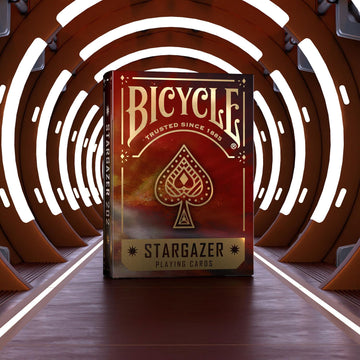 Bicycle Stargazer 202 Playing Cards - Premium Cosmic‑Themed Poker‑Size Deck of Cards with Air‑Cushion Finish, Collectible Space Galaxy Design for