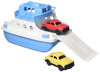 Green Toys Ferry Boat, Blue/White 4C - Pretend Play, Motor Skills, Kids Bath Toy Floating Vehicle. No BPA, phthalates, PVC. Dishwasher Safe, Recycled