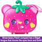 Polly Pocket Playset with 2 Micro Dolls & 12 Accessories, Straw-Beary Patch Compact Travel Toy with Fidget Exterior