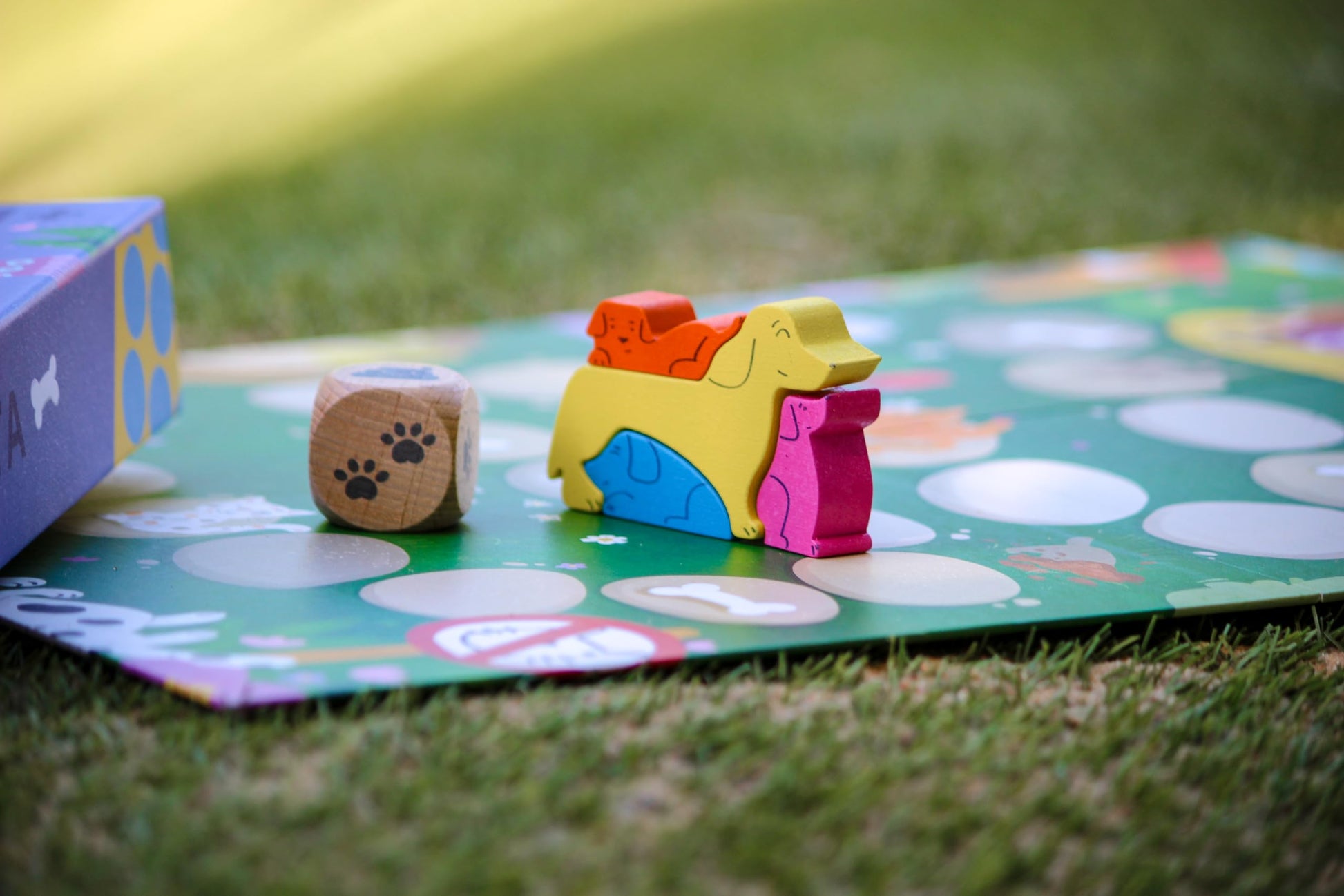 Mom’N Pups Wooden Social Play Game | Cooperative Preschool Learning for Kids | Build Cooperation Focus and Attention | Ages 3+ | 2 to 4 Players |