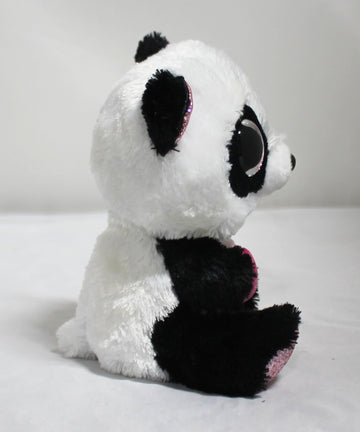 Ty Beanie Boo's-Plush Esme The Panda 15cm-TY36538, TY36538, White, Black, Pink, Small