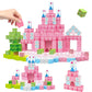 128PCS Magnetic Blocks Building Toys - 1" Magnet Cubes, Build Princess Castle, Magnetic Tiles Building Blocks, STEM Innovation Toys, Ideal Gifts