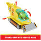 Paw Patrol Aqua Pups Rubble Transforming Hammerhead Shark Vehicle with Collectible Action Figure, Kids Toys for Ages 3 and up