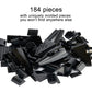 Apostrophe Games SR 71 Blackbird Jet Building Block Set - 184 Pieces - for Kids and Adults - Fits All Building Bricks