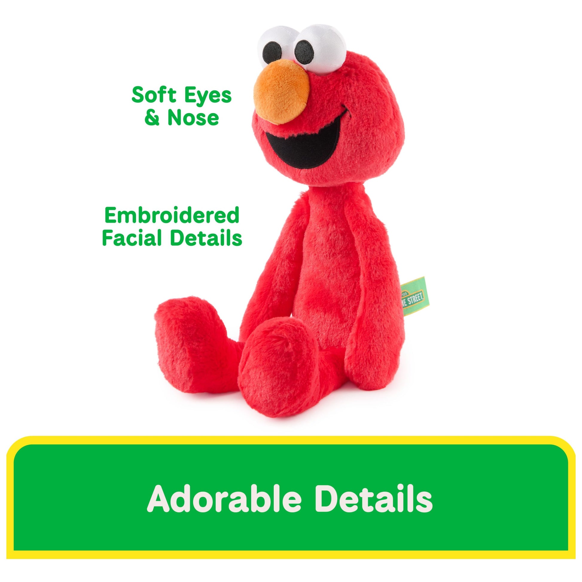 GUND Sesame Street Elmo Toothpick 15-Inch Floppy Plush Toy for Ages 1+