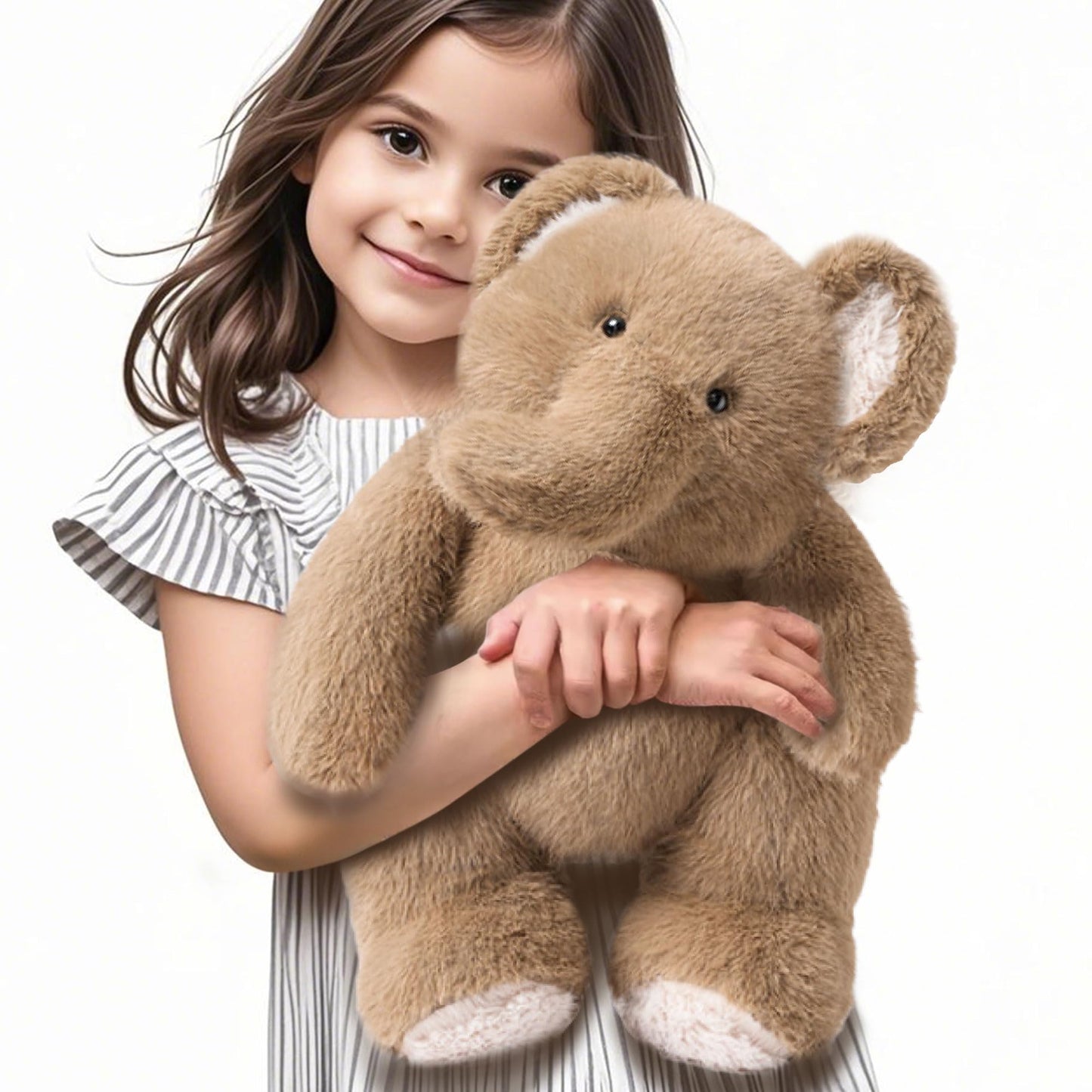 iPlay, iLearn Elephant Stuffed Animal, Soft Baby Plush Elephant Toy, Infant 18" Big Cute Fluffy Animal Toy, Nursery Bedtime Huggable Birthday Easter
