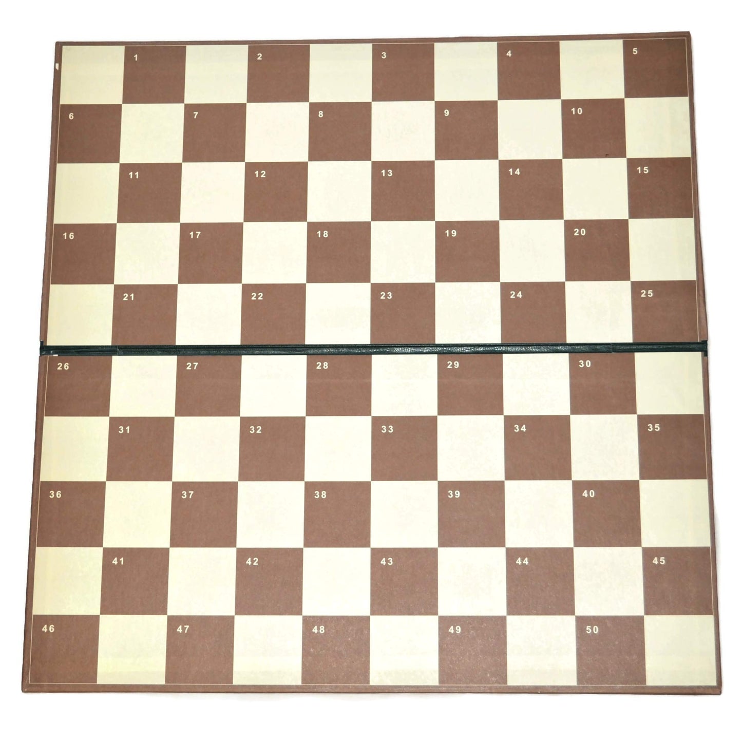 Double-Sided Cardboard Folding Chessboard Checkerboard for Playing Chess 100 Square Board Checkers Game International Draughts