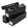 BCW QuickFold® Card Storage Boxes for Magnetics & Toploaders - 3 Pack | Trading Card Holder Box with Magnetic Closure | Easy Fold Assembly for Sports