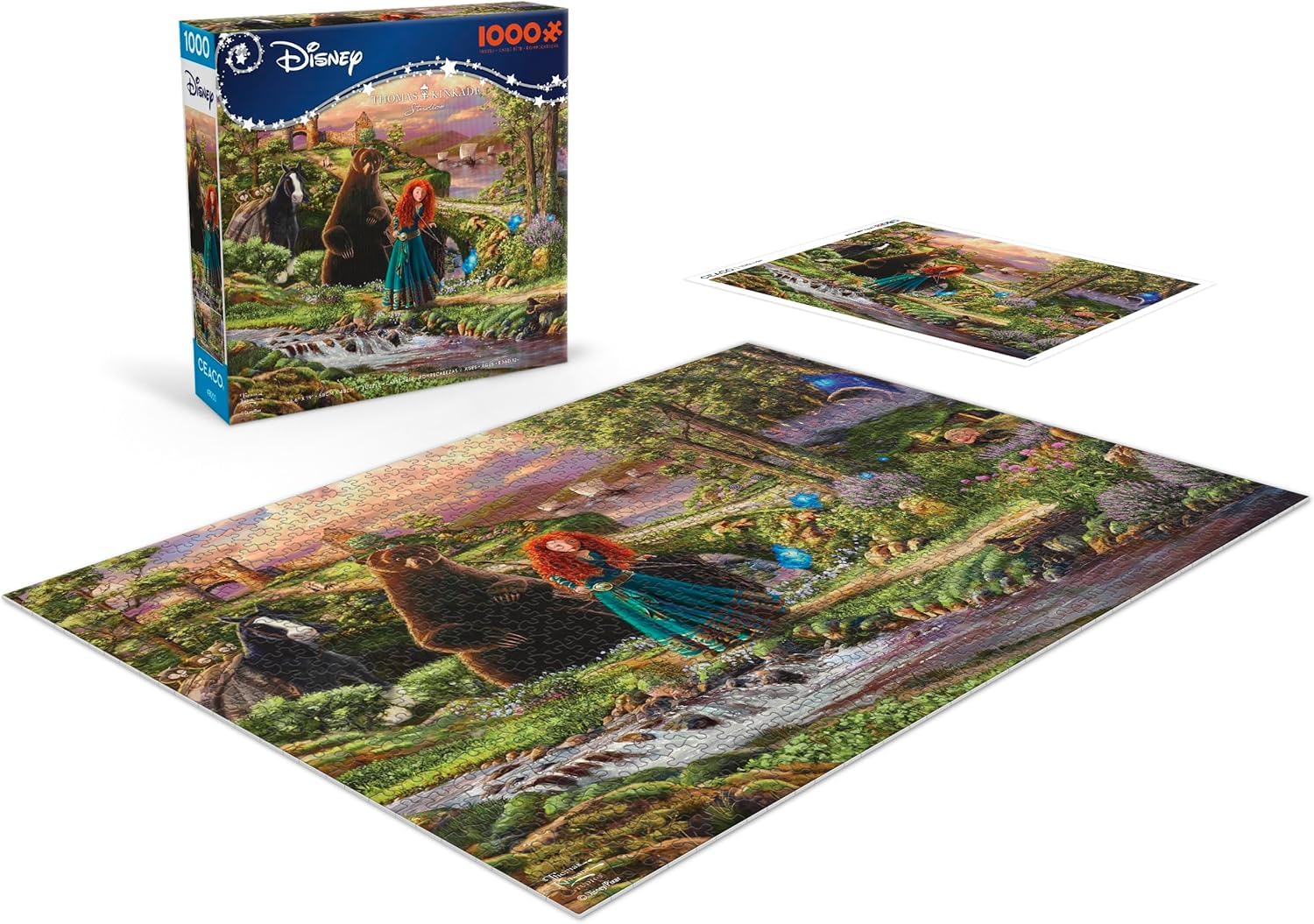 Ceaco - Thomas Kinkade Disney - Brave - 1000 Piece Jigsaw Puzzle for Adults