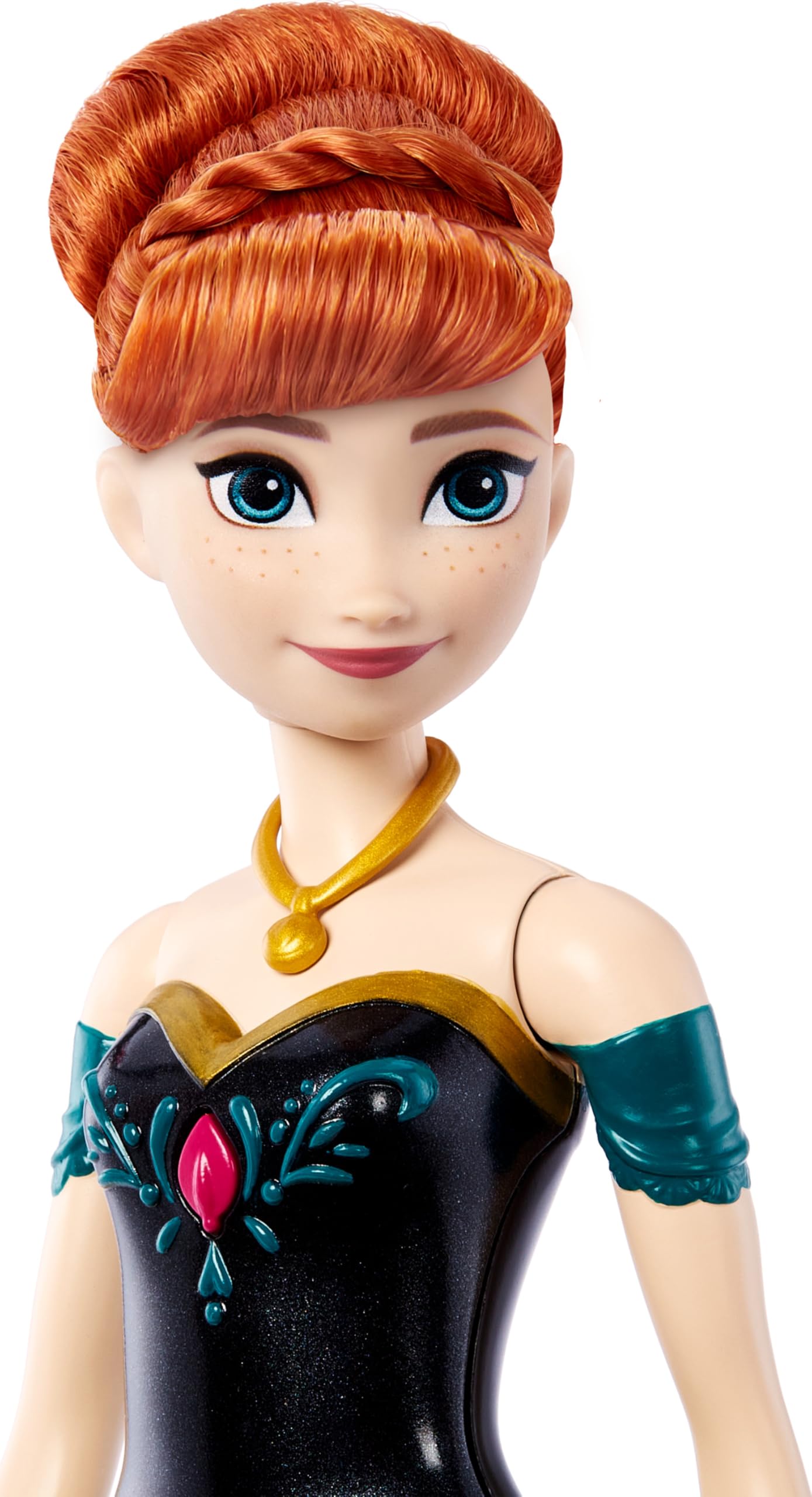 Mattel Disney Frozen Toys, Singing Anna Doll in Signature Clothing, Sings “for the First Time in Forever” from the Disney Movie Frozen, Gifts for Kids