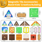 Sisxmif Magnetic Tiles for Kids Ages 4-8, Magnetic Building Blocks