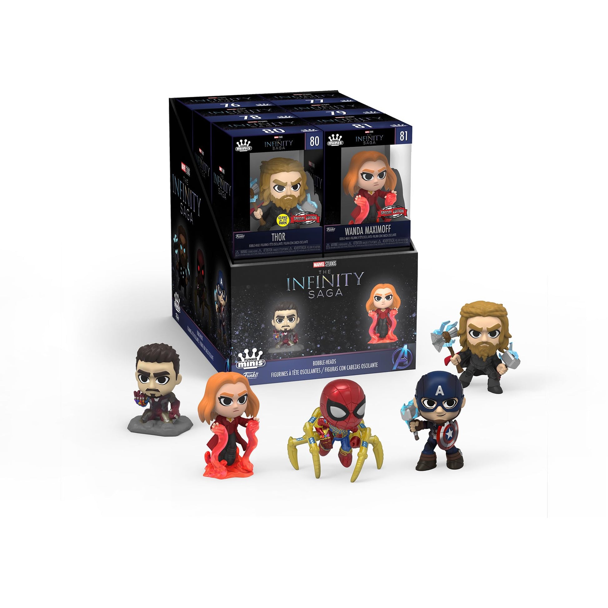 Funko Minis - Marvel Studios: Infinity Saga #78 - Iron Spider - Glows in the Dark (Five Below Exclusive)
