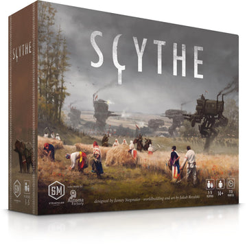 Stonemaier Games: Scythe (Base Game) by Jamey Stegmaier | an Engine-Building, Area Control Strategy Board Game with Mechs, Set in Dieselpunk 1920+